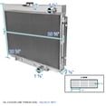 thumbnail image 2 of Spec-D Tuning 3 Core Manual Transmission 24" Passenger/Right Side Radiator Compatible with 1967-1970 Ford Mustang V8, 2 of 7