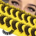thumbnail image 2 of Pestañas postizas ALICE Cat Eye Russian de visón sintético, 8 pares, 2 of 9