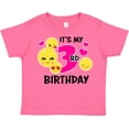 thumbnail image 3 of Inktastic Its My 3rd Birthday with Smiling Emoticons Girls Toddler T-Shirt, 3 of 5