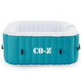thumbnail image 1 of CO-Z 5ft Inflatable Hot Tub Pool 2-4 Persons  With Massage Jets and All Accessories Green, 1 of 6