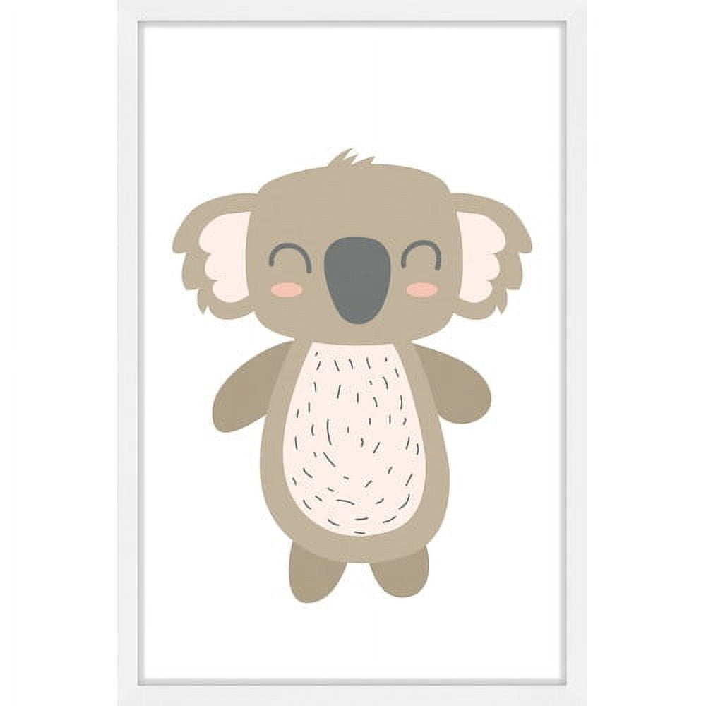 "Cheeky Koala" Framed Painting Print