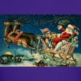 thumbnail image 3 of CafePress - Vintage Santa Sleigh T Shirt - Dark T-Shirt Kids XS-XL, 3 of 4
