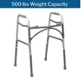 thumbnail image 4 of McKesson Bariatric Steel Folding Walker, Adjustable Height, 500 lbs Capacity, 1 Ct, 4 of 8