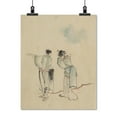 thumbnail image 2 of Print: A Man And A Woman, Seen From Behind, Are Looking To Where The Man, 2 of 4