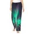 thumbnail image 1 of Balery Northern Lights 2 Pantalones de pijama para mujer, pijamas ultraligeros, pantalones de estar por casa-Medium, 1 of 6