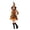 Brown, variant on REDARER Kids Dress with Pointed Sunflower Hat Farm Themed Outfit for Halloween Cosplay Party Trick or Treat Stage Performance,11-12 Years