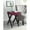 Black+Burgundy, variant on Mirrored & Faux Diamonds Design / For Bedroom or Living Room Decor / Ample Storage with Self - Closing Drawers
