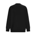thumbnail image 5 of NTACZA Graphic Womens Oversized Sweater Crewneck Black Loose Fitting Sweaters Stretch Knitted Sweatshirt Women's Jumper L, 5 of 6