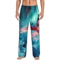 thumbnail image 1 of Fotbe Aurora Borealis Village Pantalones de Pijama para Hombre, Pantalones de Dormir, Pantalones de Casa con Cintura Ajustable y Bolsillos-XX-Large, 1 of 6