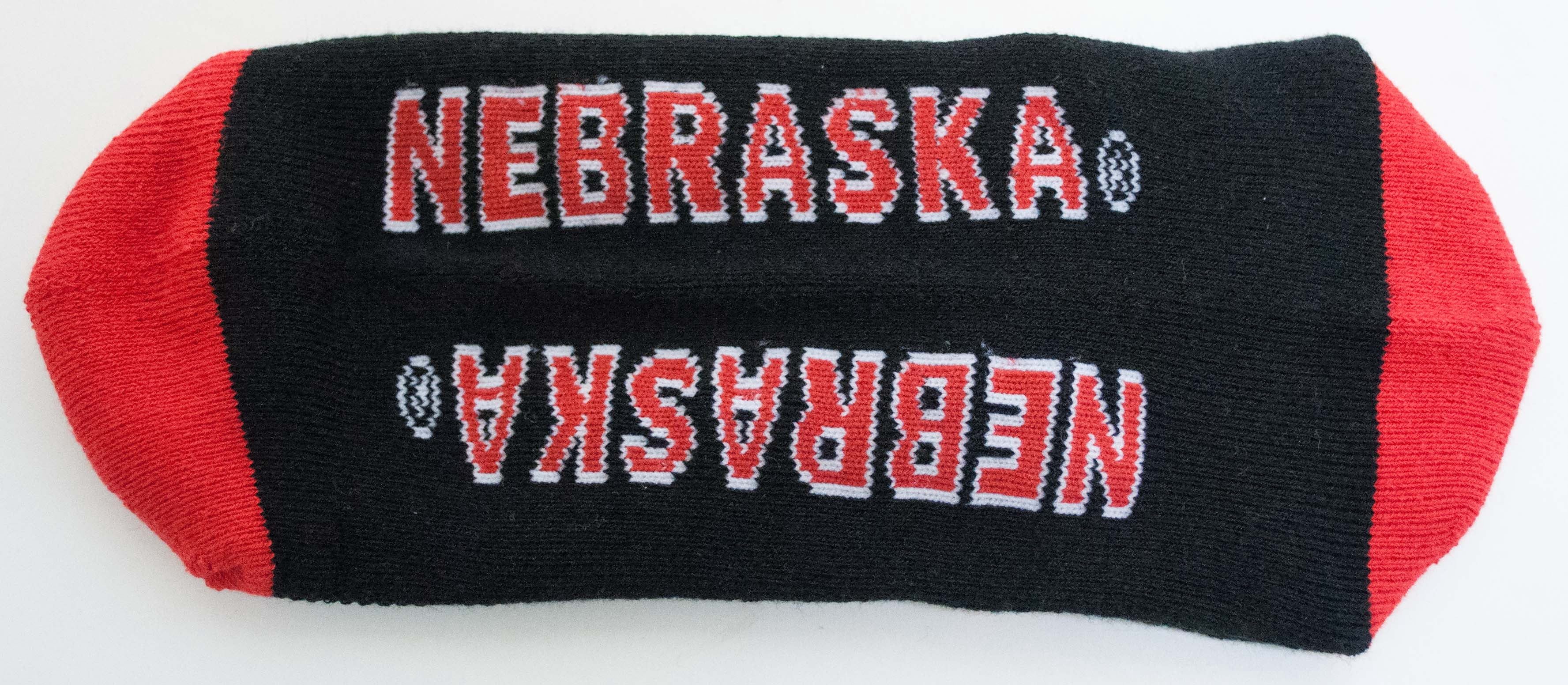 Nebraska Cornhuskers Blackshirts Footie Sock - Donegal Bay - Unisex - One Size - Low-Cut
