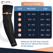 Copper Compression Arm Sleeve