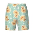 thumbnail image 4 of Lsque Mens Swim Trunks Cute Duck Pattern - Bathing Suit Compression Liner - Beach Swim Shorts Swimwear - (S-3XL) - Stretch Quick Dry -XX-Large, 4 of 9