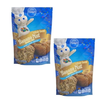 ( 2 Pack ) Pillsbury Banana Nut Muffin Mix, 7.6 Oz