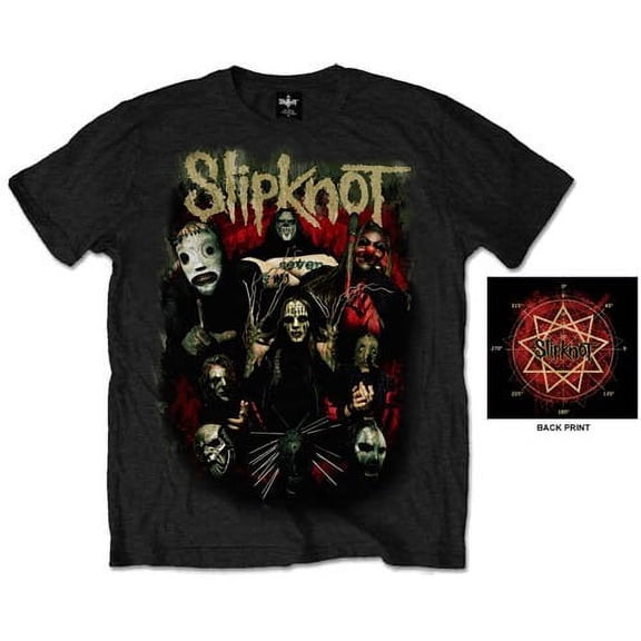 Slipknot Unisex T-Shirt Come Play Dying (Back Print) (Small)