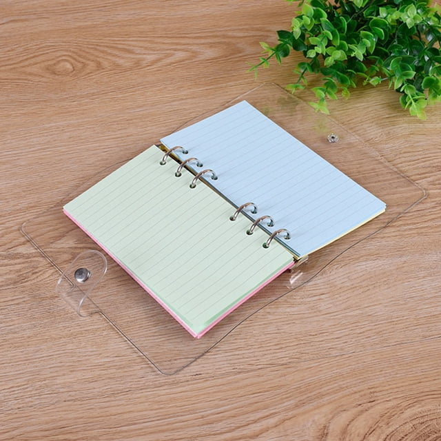 OULII Colorful Loose Leaf Paper for Writing with Transverse Lines Fits 6 Ring Notebook A6 Size 100 Pages