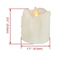 thumbnail image 5 of Flameless LED Battery Operated Votive Candles with Remote and Timer 1.5" (D)x2" (H) 6-Pack, 5 of 5
