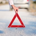 thumbnail image 1 of RENACLIPY 2 Pcs Cadre d'Avertissement Triangulaire Lumière d'Urgence Rouge pour Sécurité Routière, 1 of 8