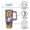 thumbnail image 3 of Halloween Spooky Spider 30 Oz Tumbler with Handle and Straw, Gothic Stainless Steel Cup, Holiday Gift Mug, 3 of 5