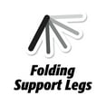 thumbnail image 4 of Martin 14,000 BTU Portable Propane Bbq Gas Grill with Support Legs & Grease Pan, 4 of 7