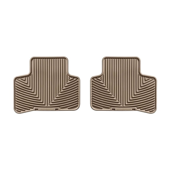 WeatherTech All-Weather Floor Mats compatible with 2010-2012 Mercedes GLK-Class - 2nd Row, Tan