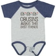 thumbnail image 3 of Inktastic Cousins Make the Best Friends Boys or Girls Baby Bodysuit, 3 of 5