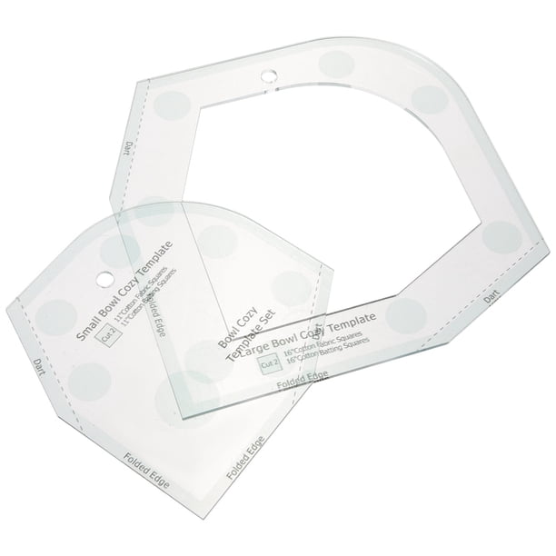unbranded Plantilla Acrílica Para Funda De Bowl DIY Multicolor Fácil Almacenamiento Y Transporte