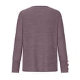 thumbnail image 4 of Hauts d'Été pour Femmes, T-shirt à Manches Raglan Col Rond Automne Hiver, Décontracté, Ample, Grande Taille, en Liquidation, 4 of 5