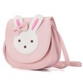 thumbnail image 2 of Bolso de Hombro para Niñas Bolsos Pequeños y Lindos Mini Bolsos de Princesa para Niños Monedero de Conejo para Niñas con Correa de Hombro Ajustable para Niñas, Rosa Rojo, 2 of 5