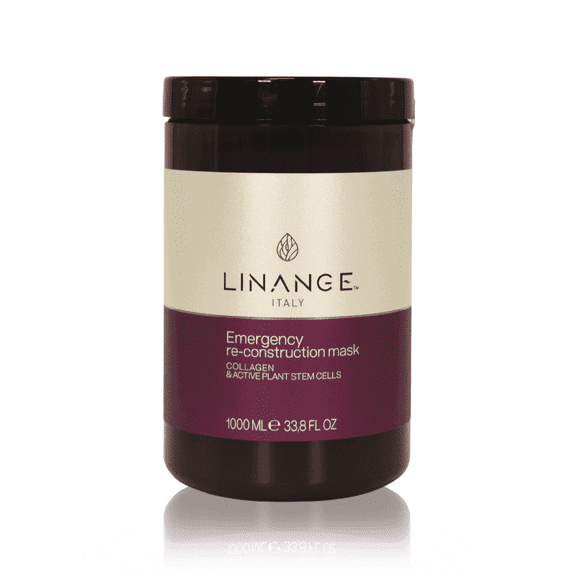 Emergency Re-Construction Mask with Collagen & Active Plant Stem Cells, 33.8oz by Linange
