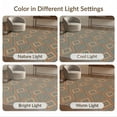 thumbnail image 7 of ODIKA 8'x10' Washable Area Rug Geometric Faded Symmetrical Repeating Tessellated Contemporary for Living Room, Under Sectional, Family , Durable, Non-Slip, 7 of 7