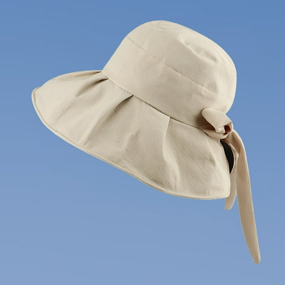 Women's Sun Hat Bow Fisherman's Hat Casual Fashion Hat Foldable Cloth Hat Beach Cool Hat Windproof Men Hats for Summer Womens Sunhats Woman Summer Hats Sports Cap Size Large Beach Hat Beautiful Mind