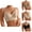 Light Yellow, variant on Push Up Bras for Women Seamless V Neck U Back Racerback Tshirt Bralettes Everyday Bra