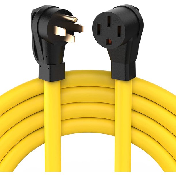 Dexusay 50 Amp NEMA 1450 RV Extension Cord,1450P to 1450R Heavy Duty