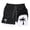 Black, variant on XFeng Men's 2 in 1 Swim Trunks, Print Board Shorts with Compression Liner, Quick Dry Beach Swim Shorts with Pockets