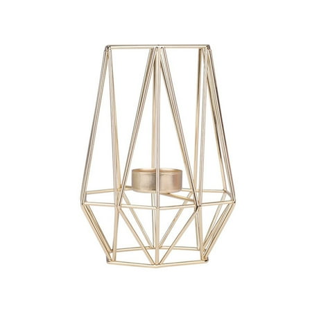 

MIARHB Nordic Style Wrought Iron Geometric Candle Holders Home Decoration Metal Crafts