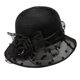 thumbnail image 2 of Karight Dress Hats for Women Fashionable Sun Fascinators Hat Women's Wide Brim Church Bridal Tea Party Wedding Hat, 2 of 3