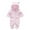 Pink, variant on Eleanos Autumn Winter Baby Clothes baby coral fleece Hoodies Clothes baby girls boys Clothesr