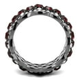thumbnail image 3 of Womens Ring Black Red Stainless Steel Ring with Top Grade Crystal in Siam, 3 of 4