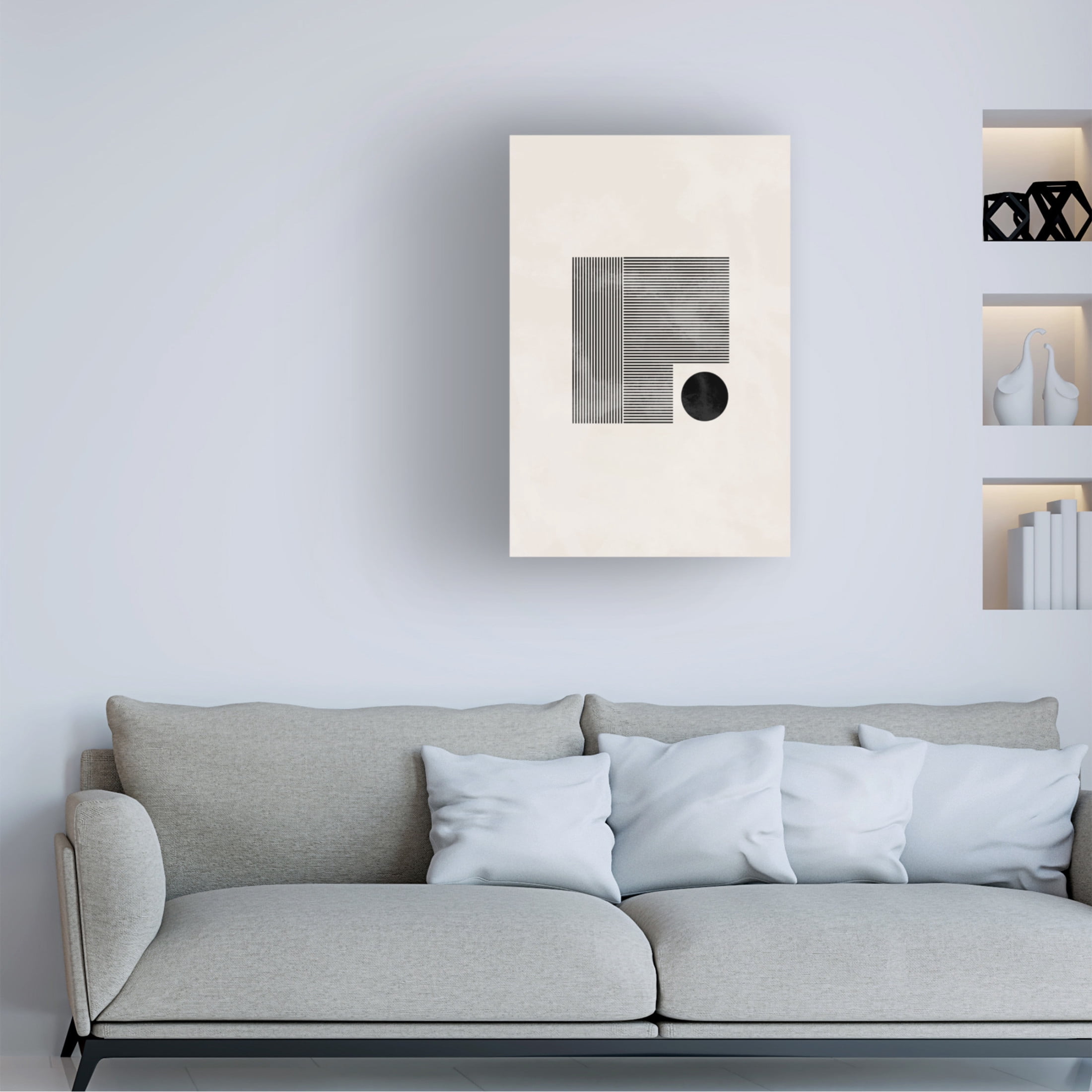 Pictufy Studio II 'Minimalist Square' Canvas Art - 22 x 32 Inches