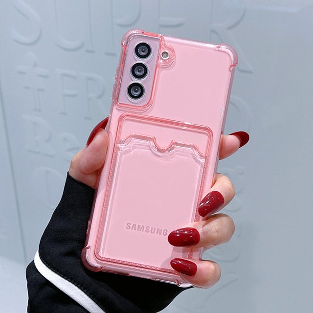 Card Bag Wallet Clear Case For Samsung Galaxy A24 A14 A34 A54 A53 A23 A13 A33 A52 A72 S21 S22 S23 Ultra S10 Plus S20 FE Note 20 xuanjing unisex