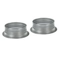 thumbnail image 1 of Unique Bargains Bride de Raccord de Conduit de 6 Pouces, Raccord Métallique, Bride de Tuyau Droit, Conduit de Ventilation Rond, Lot de 2, 1 of 5