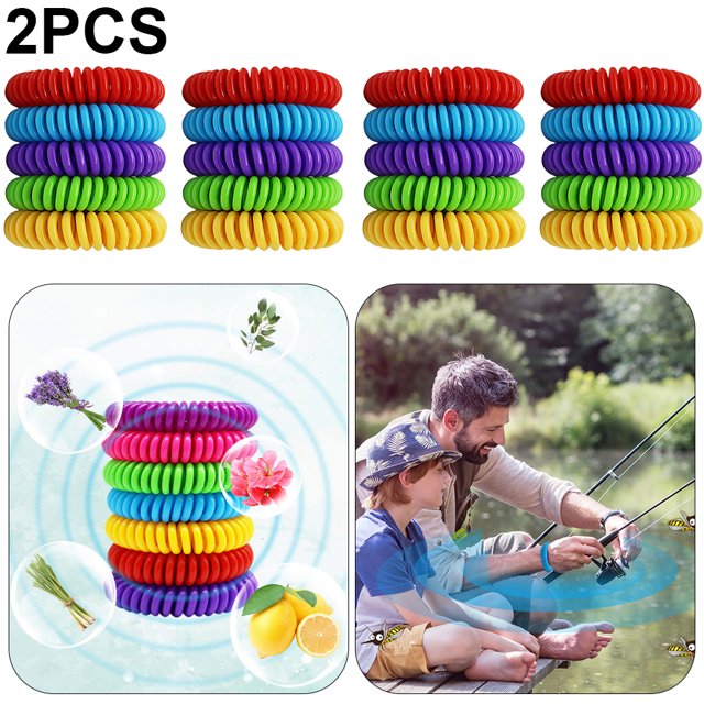 Pulsera 15 Piezas Pulsera Repelente Mosquitos No Tóxico Uso Al Aire Libre (10 Piezas)