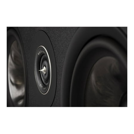 Polk Audio - Polk Reserve Series R300 Compact Center Channel Speaker, New 1" Pinnacle Ring Tweeter & Dual 5.25" Turbine Cone Woofers - Black