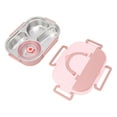 thumbnail image 3 of ZPSHYD Boîte à Lunch Isotherme à 4 Compartiments Rose Corail Avec Ustensiles-boîte à Lunch Isotherme En Acier Inoxydable 304 Pour Employés De Bureau, Enfants, étudiants, 3 of 14