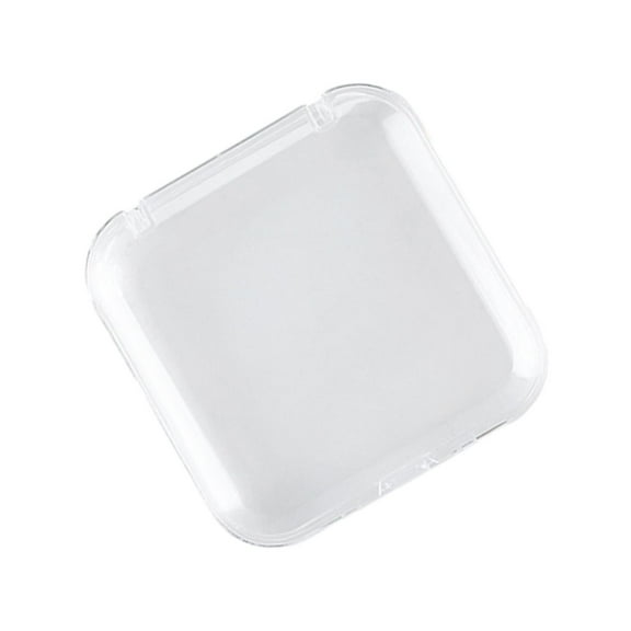 10 Pieces Press on Nail Storage Boxes Mini Acrylic Nail Storage Box for Home clear