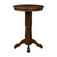 thumbnail image 3 of Bowery Hill Traditional Wood Pub Table with Claw and Ball Feet in Cappuccino, 3 of 7
