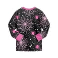 thumbnail image 6 of Kakishop Girls Halloween Pajamas Cute Long Sleeve Pjs Set Kids Sleepwear 2-Piece Pajama Sets for Boys & Girls Matching Pjs (Black,2-3 Years), 6 of 9