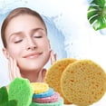 thumbnail image 6 of TNOBHG Daily Use Face Sponge 10pcs Reusable Face Sponge Kit Round Absorbent Compressed Natural Makeup Removal Exfoliating Spa Face Cleansing Cellulose Sponge, 6 of 8