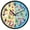 Cute Santa Claus Snowman Tree, variant on Dailycode Night Light Wall Clock Glow in The Dark 12 inch Battery Operated Silent Luminous Clocks, Penguin Christmas Tree