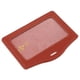 thumbnail image 5 of Etiqueta de nombre de cuero retro Portatarjetas de identificación Suministros de oficina verticales horizontales rojo Yuyangstore cordones para sujetar la etiqueta de identificación, 5 of 6